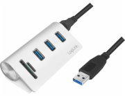 LogiLink USB HUB 1x SD + 3x USB-A 3.0 (CR0045)