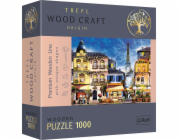 Trefl Dřevěné puzzle 1000 francouzských ulic TREFL