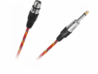 Jack kabel 6,3mm - XLR 5m červený (KPO2757-5)