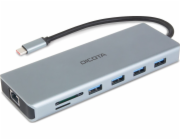 DICOTA USB-C 13-in-1 Docking Station 4K HDMI/DP PD 100W, dokovací stanice