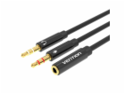 Cable Audio 2x 3.5mm Male to 4-Pole Female 3.5mm Vention ...