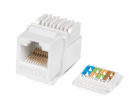 XtendLan Keystone jack RJ45, CAT5e, UTP, zaklapávací, bíl...