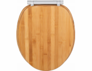 Wenko bidetové sedátko BAMBOO WC sedátko, Easy Close, Fix-Clip, WENKO