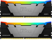 Paměť Kingston Fury Renegade RGB, DDR4, 16 GB, 4600 MHz, CL19 (KF446C19RB2AK2/16)