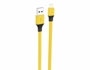 Foneng X96 USB-A to Lightning cable 2.4A, 1m (yellow)