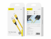 Foneng X96 USB-A to USB-C cable 2.4A, 1m (yellow)