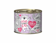 LOVE IS WHERE A CAT IS®  Chicken with rabbit - mokré krmivo pro kočky - 200g