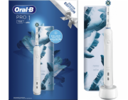 Zubní kartáček Oral-B Pro CrossAction White + Bílé pouzdro