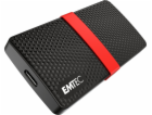 Emtec Portable X200 2TB externí SSD disk Černočervený (EC...