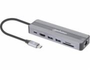 Manhattan USB-C Station/Replicator (153928)