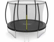 Funfit Premium zahradní trampolína pro děti 252 cm (8 FT) s vnitřní sítí a žebříkem