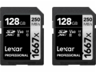 Karta Lexar Professional 1667x (2 ks) SDXC 128 GB Class 1...