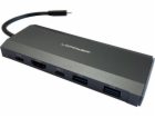 LC-Power USB-C stanice/replikátor s M.2 SSD (LC-HUB-C-MUL...