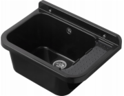 Umyvadlo Hydroland SINK.60 UŽITEČNÁ PROSTOR ČERNÝ POLYPR. 60 x 34