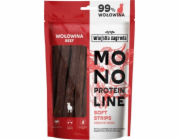 WIEJSKA ZAGRODA Monoprotein line Soft strips Beef - pamlsek pro psa - 100g