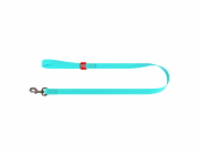 WAUDOG waterproof light accumulating dog leash 25mm wide, 183 cm long blue