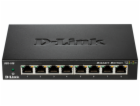 D-Link DGS-108 kovový 8-port 10/100/1000 Switch