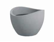 Hrnec Scheurich Stony Grey, plast, O 30 cm, šedý