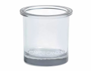 Svícen skleněný Yankee Candle, Čiré sklo, 7 cm