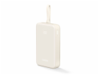 UGREEN 20000mAh Power Bank with Built-in Cable white