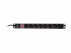 LogiLink Power strip PDU 19 1U 8x Schuko CEE 7/3 (PDU8C01)