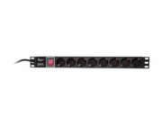 LogiLink Power strip PDU 19 1U 8x Schuko CEE 7/3 (PDU8C01)