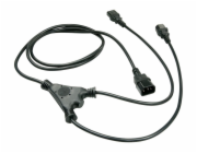 Lindy napájecí kabel typu Y, 1xIEC320 C14 - 2xIEC320 C13, 2m (30039)