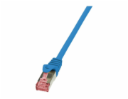 LogiLink Patchcord CAT6, S/FTP, PIMF, 0,25 m, modrý (CQ2016S)