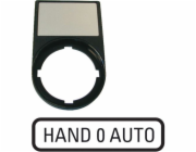 Eaton Popisový štítek HAND-0-AUTO 50 x 30mm černá 22mm obdélníková M22S-ST-D12 (216493)