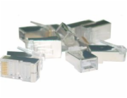 Digitus RJ45 zástrčka cat.5e obrazovka. 8P8C univerzální balení po 100 ks. (X-ML-5F-IMP)