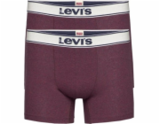 Levi`s Briefs Boxerky 2 ks Burgundy velikost L (37149-0401)