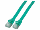 EFB RJ45 U/FTP plochý kabel, kat. 6A, PVC, 2 m, zelený(K5...