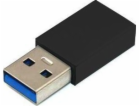 MicroConnect USB3.0 A - USB3.1 C MF adaptér, černý