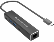 AV adaptér Conceptronic Adaptér CONCEPTRONIC USB-C -> 2.5GbE 2xUSB-C USB-A 0.15m sw