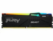 KINGSTON DIMM DDR5 16GB 6000MT/s CL36 FURY Beast RGB Černá EXPO