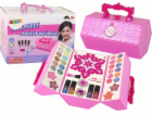 LeanToys Pink Eyeshadow Makeup Bag Set.