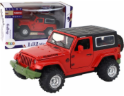 LeanToys Off-Road Autobaterie Třecí pohon Kovová červená 1:32