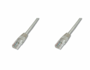 Digitus Patch Cable, UTP, CAT 5e, AWG 26/7, šedý 20m, 5ks