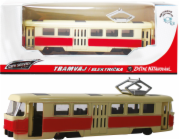 Kovová TRAMVAJ 1:90 červená