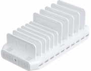 UNITEK NABÍJECÍ STANICE 10X USB 2,4A 60W BÍLÁ