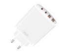 Nástěnná nabíječka XO CE22, 45W, GaN, 2x USB-C, 2x USB-A