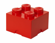 LEGO Storage Brick 4 rot, Aufbewahrungsbox