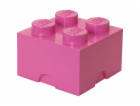 LEGO Storage Brick 4 růžová, úložný box