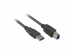 Sharkoon USB 3.2 Gen 1 kabel, USB-A samec > USB-B samec