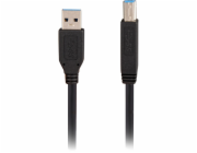 Sharkoon USB 3.2 Gen 1 kabel, USB-A samec > USB-B samec