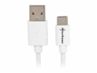 Sharkoon USB 2.0 kabel, USB-A samec > USB-C samec