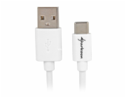 Sharkoon USB 2.0 kabel, USB-A samec > USB-C samec