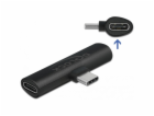 USB 2.0 Adapter, USB-C Stecker 90° > 2x USB-C Buchse