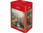  Thomas Kinkade Studios: Mickey & Minnie v nostalgické kovové krabici, puzzle