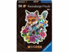 Dřevěné puzzle Ravensburger Colorful Fox